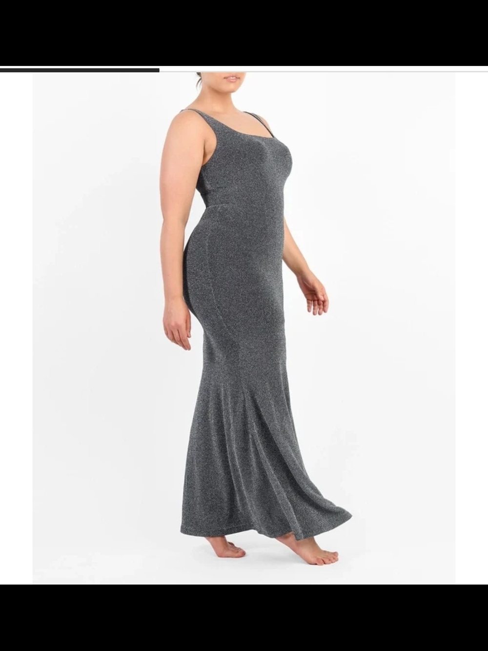 Shapellx Gleaming Sleeveless Mermaid Shaping Dress